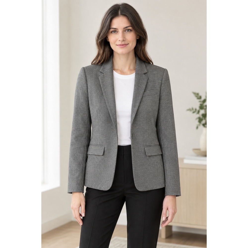 J. Crew Blazer Women's 8 Regent office Business Gray